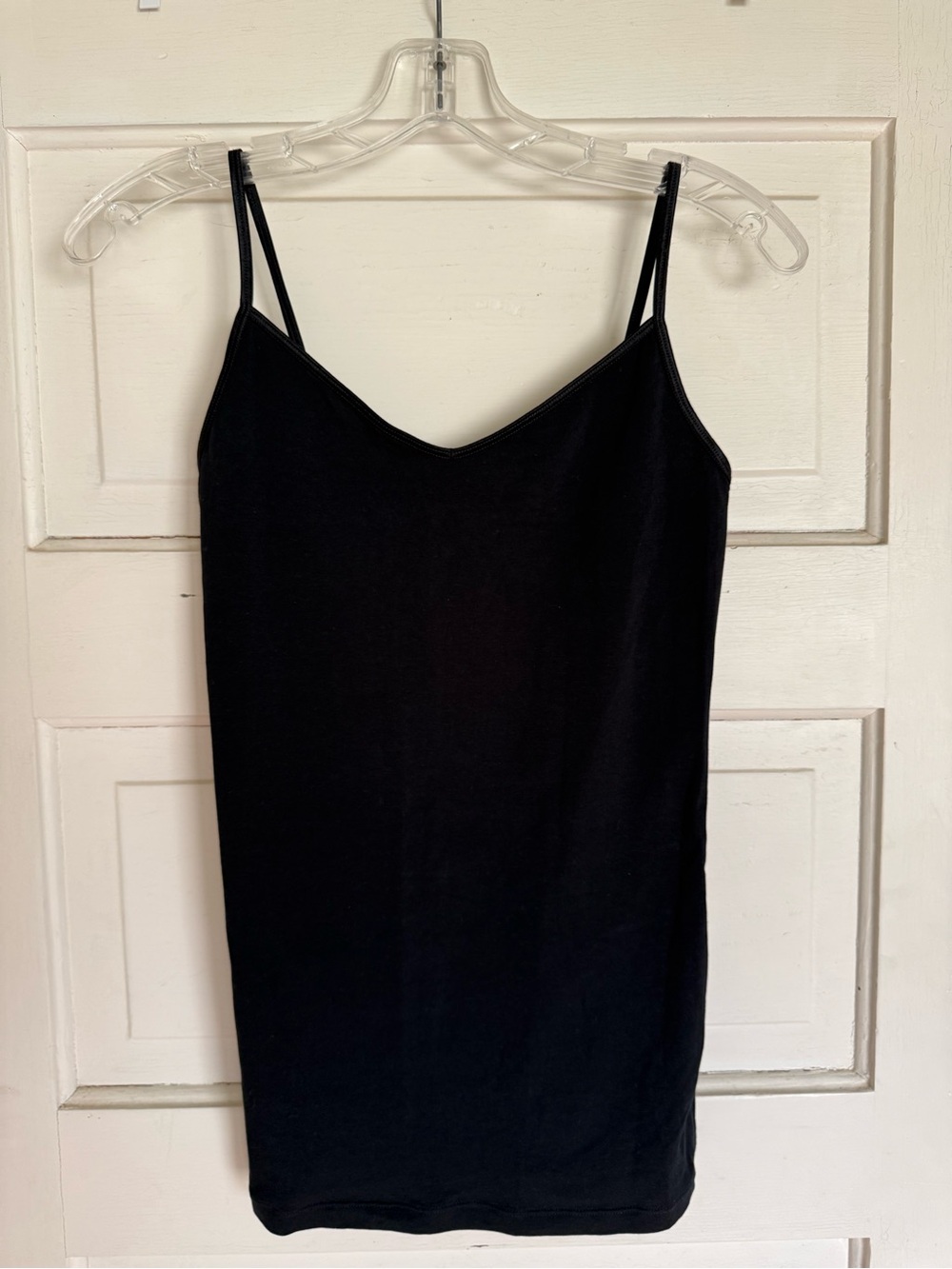 CAbi Black Adjustable Strap Tank Top